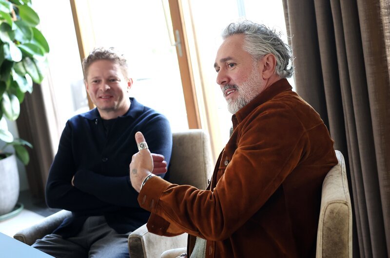 Martin Klein (l.), Roland Trettl – Bild: RTL /​ Karl-Josef Hildenbrand