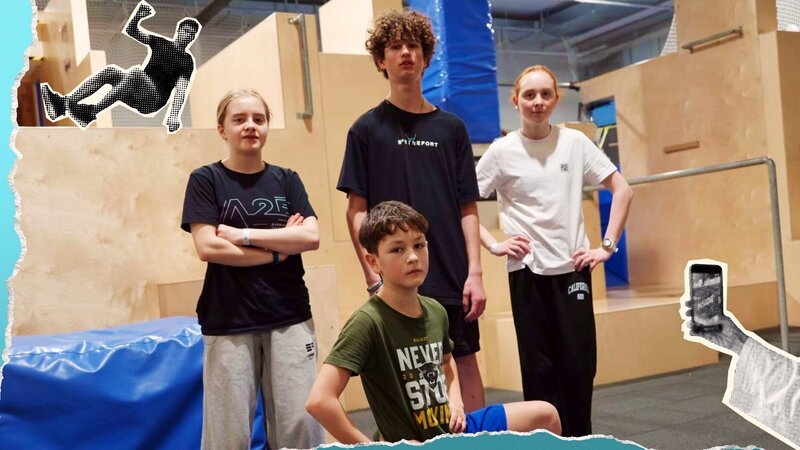 Sara, Till, Lia und Lenny (vorne M.) – Bild: SRF