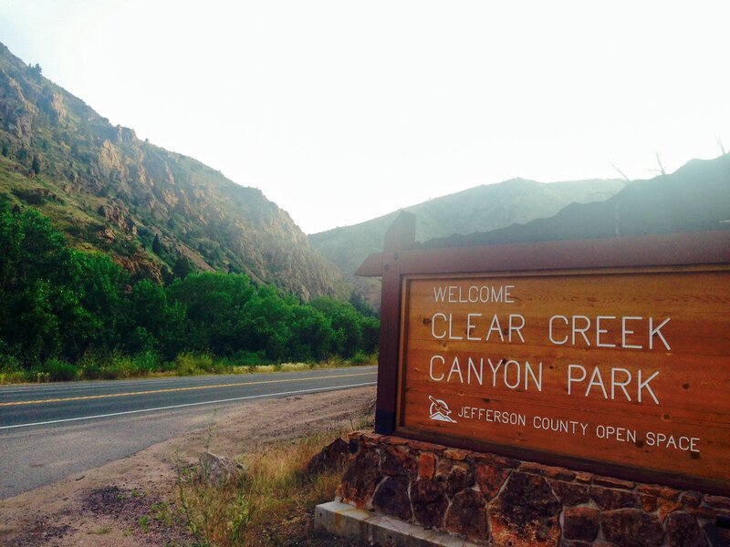 The Clear Creek Canyon Park sign where Heather%u2019s body was disposed of. – Bild: Discovery Communications, LLC. Lizenzbild frei