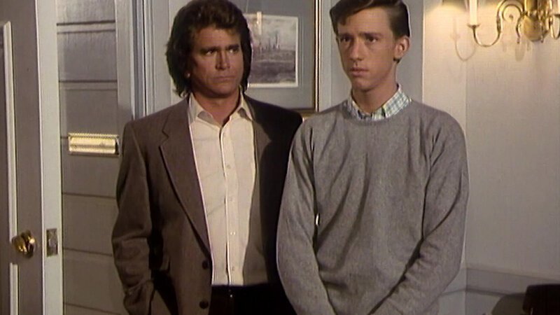 Schleichendes Gift: Jonathan (Michael Landon) macht sich Sorgen um David (Lance Wilson-White) – Bild: Bibel TV