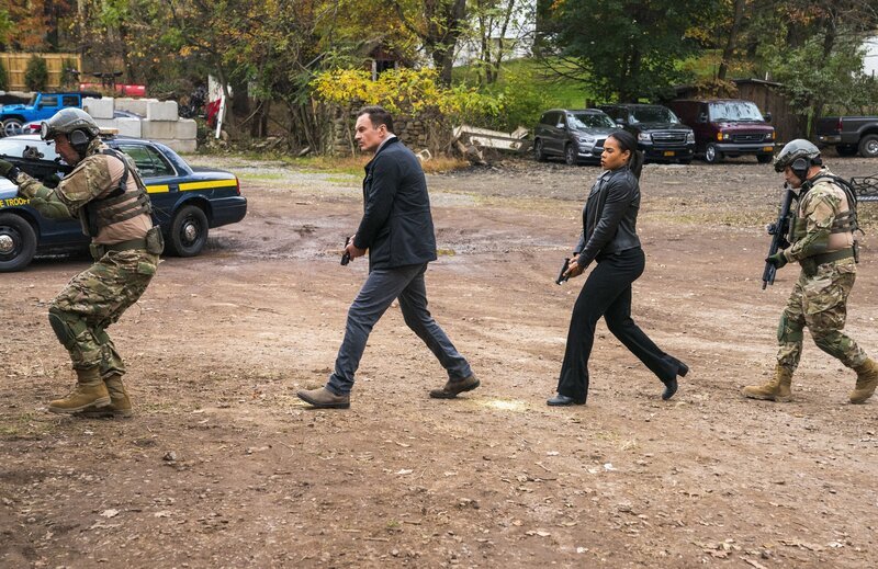 Jess LaCroix (Julian McMahon, l.); Sheryll Barnes (Roxy Sternberg, r.) – Bild: 2019 CBS Broadcasting, Inc. All Rights Reserved. /​ Mark Schafer Lizenzbild frei