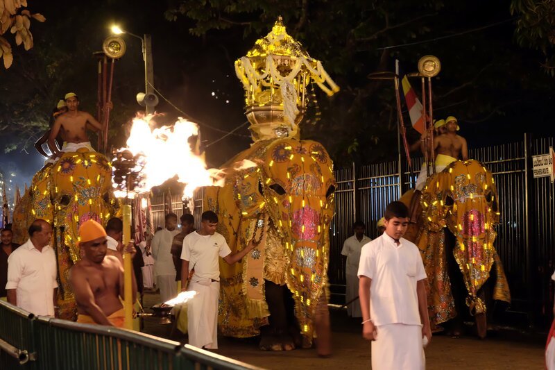 Esala-Perahera-Prozession in Kandy. – Bild: ORF III