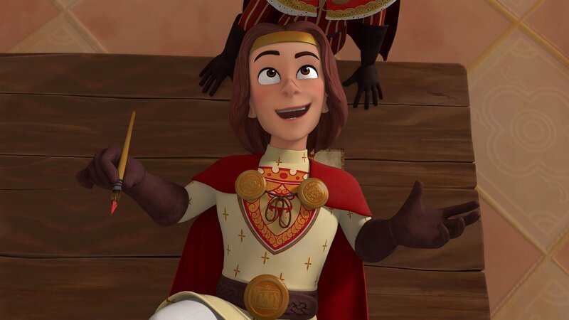 König Richard hat von dem verzauberten Brot gegessen und wird wieder zum Kind. – Bild: Method Animation – ZDF /​ ZDF Studios /​ KidsMe