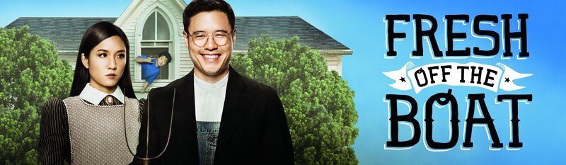(1. Staffel) – Eddie Huang (Hudson Yang, M.), seine Eltern Louis (Randall Park, r.) und Jessica (Constance Wu, l.) – Bild: American Broadcasting Companies