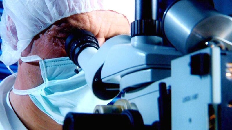 Fall „Der Scheiterhaufen“: Dr. Harald Schneider, Leiter DNA-Abteilung, BKA Wiesbaden bei seiner Ermittlungsarbeit. Es gilt herauszufinden, ob die verbrannte Leiche eines Kindes die vermisste Achtjährige ist. – Bild: TVNOW