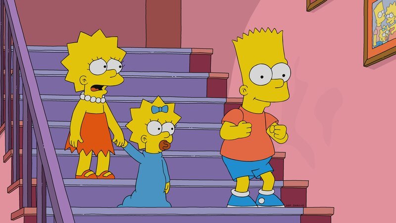 (v.l.n.r.) Lisa; Maggie; Bart – Bild: ORF