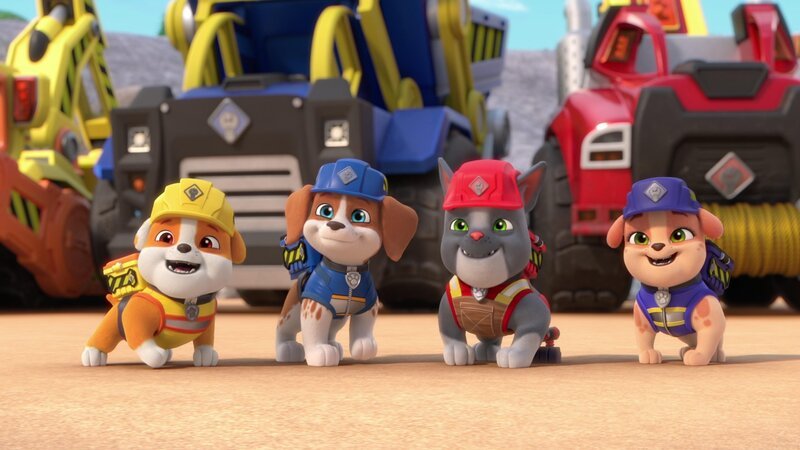 v.li.: Rubble, Wheeler, Charger, Mix – Bild: Paramount