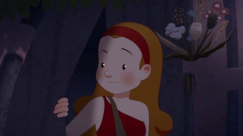 Tibs Mama schleicht sich nachts aus der Hütte, um ein Geschenk für Tom zu besorgen. – Bild: Kinderkanal