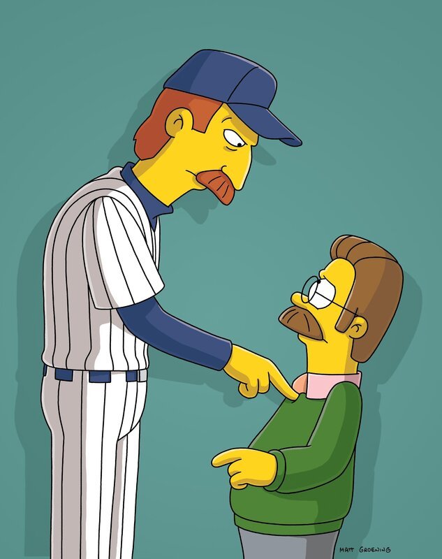 Visitant une foire agricole, les Simpson pénètrent dans un champ de maïs taillé et se perdent dans les dédales de couloirs labyrinthiques. Tous parviennent finalement à en sortir, excepté Homer. Ce dernier ne résistera pas au flair infaillible de leur chien, Petit Papa Noël, qui ne tarde pas à le retrouver. Le chef Wiggum propose alors à la famille de faire de l’animal un vrai chien policier. Pour combler le vide laissé par Petit Papa Noël, parti vers de nouvelles aventures, Bart décide d’adopter un nouveau compagnon … son choix se porte sur un énorme python !. – Bild: 2006 FOX BROADCASTING Lizenzbild frei