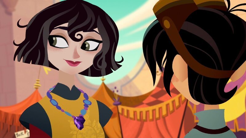 Cassandra (Eden Espinosa), Varian (Jeremy Jordan) – Bild: Disney