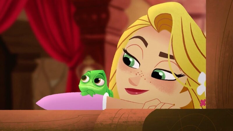 Rapunzel und Frosch – Bild: Disney