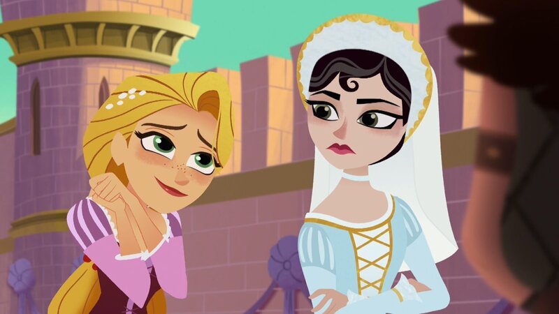 Rapunzel, Cassandra – Bild: Disney