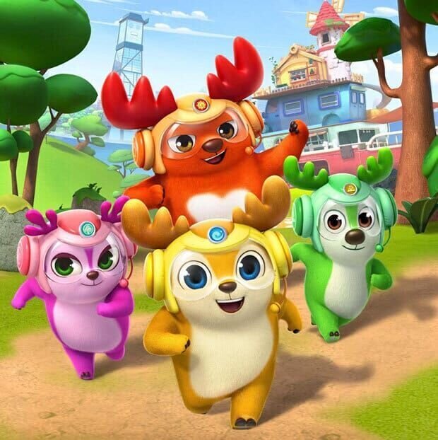 L-R, hinter: Lola, Rammy, Bobbi. Vorne: Kai. – Bild: ViacomCBS