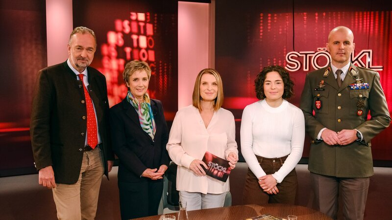 Karl Habsburg, Amelie Fried, Barbara Stöckl, Julia Scheib, Markus Reisner. – Bild: ORF/​Günther Pichlkostner