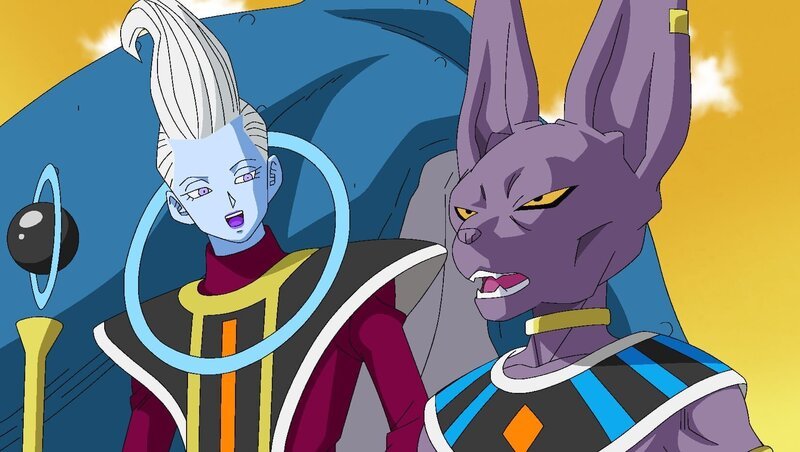 L-R: Whis und Beerus – Bild: BIRD STUDIO/​SHUEISHA, TOEI ANIMATION