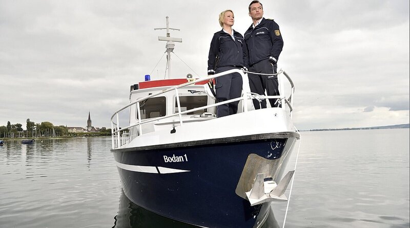 Nele Fehrenbach (Floriane Daniel), Pirmin Spitznagel (Simon Werdelis). – Bild: ORF/​Bavaria/​ARD/​SWR/​Patrick Pfeiffer