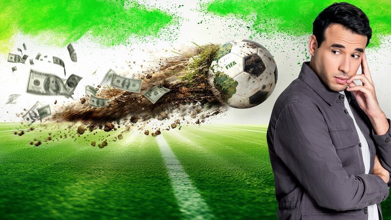 Countdown für das Fußball-Highlight des Jahres, die WM 2026. Die größte Weltmeisterschaft ever. Und obendrein noch nachhaltig. So die FIFA. – Bild: ZDF und rawpixel.com /​ fon