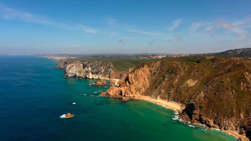 Cabo da Roca, der westlichste Punkt des europäischen Festlands an der portugiesischen Atlantikküste. – Bild: NDR/​elb motion pictures GmbH/​Seb