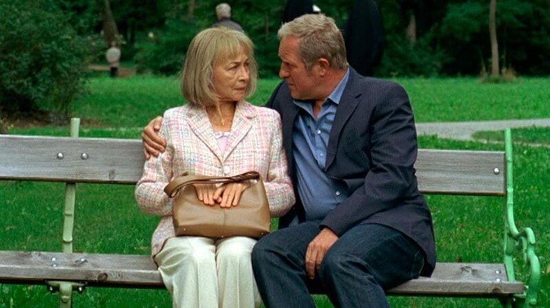 Christine Ostermayer (Hermine Stickler), Harald Krassnitzer (Thomas Stickler). – Bild: ORF/​Dor-Film