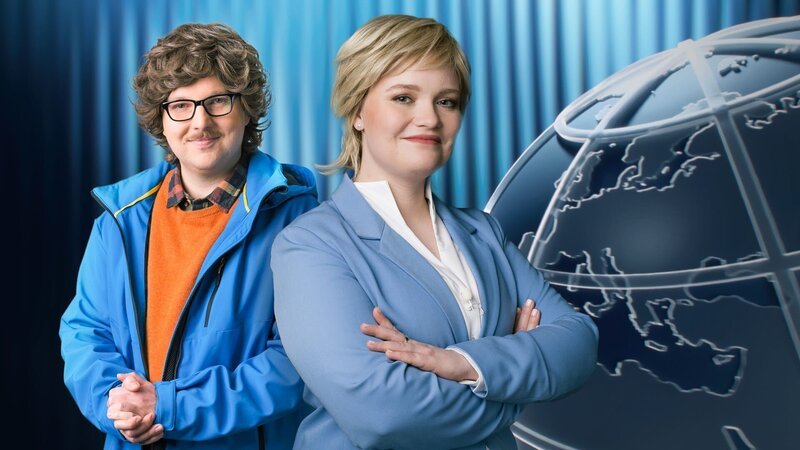 „ZDF Magazin vor Ort“ mit Caro Worbs und Chris Sommer. Von lokal bis international: Das „ZDF Magazin Royale“-Team um Jan Böhmermann geht raus in die Welt und berichtet fast live von fast echten Ereignissen. – Bild: ZDF