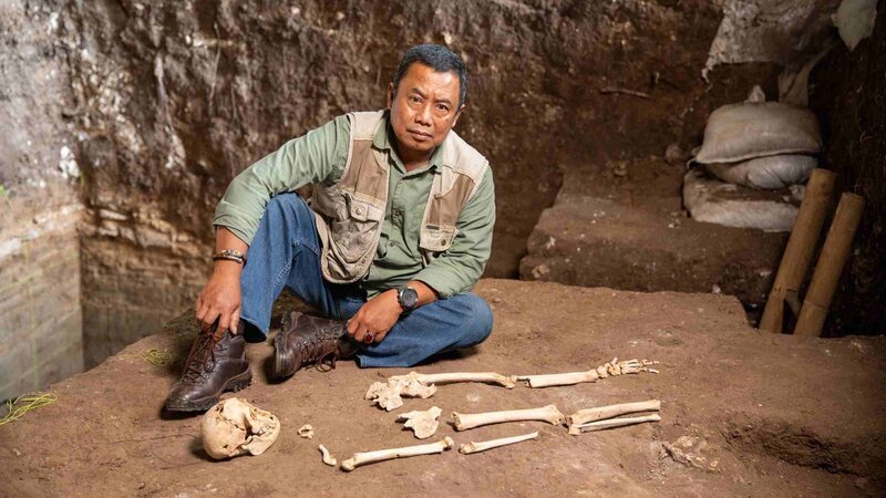 Im Bild: Dr. Thomas Sutikna. – Bild: ZDF und BBC Studios