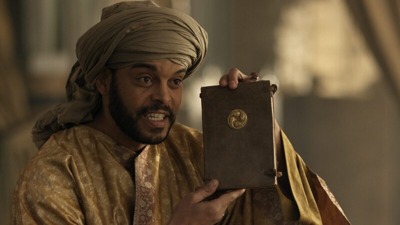 Die Zahl Null schafft es von Indien bis zu den Arabern und nach Afrika. Dort wird sie vom Punkt zum Oval und gelangt nach Europa, wo sie für viel Aufsehen sorgt. – Bild: ZDF