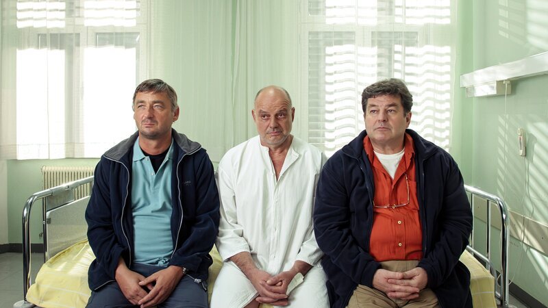 Andreas Vitásek (Adrian Stadler), Wolfgang Böck (Ludwig Stadler), Erwin Steinhauer (Ernst Stadler). – Bild: ORF/​Dor-Film/​Petro Domenigg