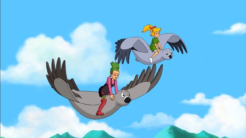 „Bibi Blocksberg“, „Der magische Koffer.“ Bibi kann ihre Freude kaum fassen, als sie vor ihrer Haustür einen magischen Koffer vorfindet. Damit lässt sich alles, was man sich erträumt, auf der Stelle herbeizaubern. Dass die fiese Hexe Malicia ihr mit dem wundersamen Gepäckstück eine gemeine Falle gestellt hat, ahnt Bibi nicht. Heimlich entwendet Malicia den Koffer und gelangt mit seiner Hilfe in den Besitz des magischen Diamanten der Burg Hexenstein. Die Katastrophe ist perfekt! Ohne den Diamanten bleibt auf der Hexenburg nämlich kein Stein auf dem anderen. – Bild: ORF, Wuerzburggasse 30, A-1136 Wien