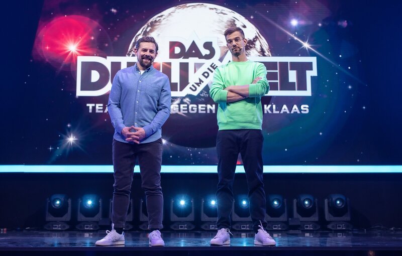 Klaas Heufer-Umlauf (l.); Joko Winterscheidt (r.) – Bild: ProSieben /​ Benedikt Müller Eigenproduktionsbild frei