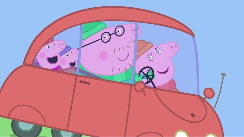 v.li.: Peppa Pig, George Pig, Daddy Pig, Mummy Pig – Bild: RTL