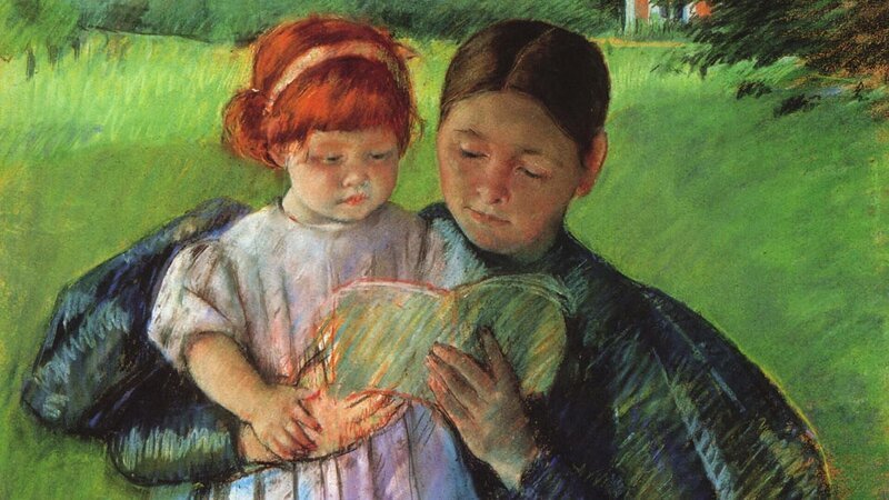 „Nurse reading to a little girl“, Gemälde von Mary Cassatt (1844⁠–⁠1926). – Bild: ORF/​Nikolaus Geyrhalter Filmproduktion/​Mary Cassat