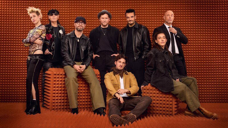 V.l.: Deine Cousine, Klaus Meine, Mark Forster, Johannes Oerding, Tream, Giovanni Zarrella, Frida Gold, Unheilig – Bild: @RTL