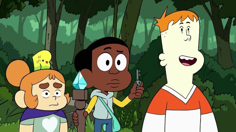 v.li.: Kelsey, Mortimor, Craig, J.P. – Bild: CRAIG OF THE CREEK and all related characters and elements are TM & Cartoon Network. A Warner Bros. Discovery company. All rights reserved. /​ for promotional use only