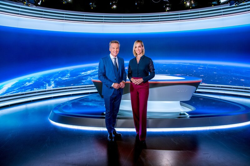 Tarek Leitner und Nadja Bernhard – Bild: Thomas Ramstorfer /​ ORF