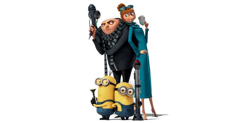 „Ich – Einfach unverbesserlich 2“, Gru hat dem Bösen abgeschworen und kümmert sich liebevoll um seine drei Adoptivtöchter. Bis eines Tages Top-Agentin Lucy Wilde von der Anti-Verbrecher-Liga (AVL) auftaucht und ihn kurzerhand entführt. Grus Hilfe als Ex-Bösewicht wird benötigt, um einem fiesen Superschurken das Handwerk zu legen. Dieser hat ein Serum entwickelt, dass jedes noch so sanftmütige Wesen in ein unbesiegbares Monster verwandelt. Als plötzlich unzählige Minions verschwinden, ist es an Gru und Lucy, die Welt zu retten! – Bild: ORF 1