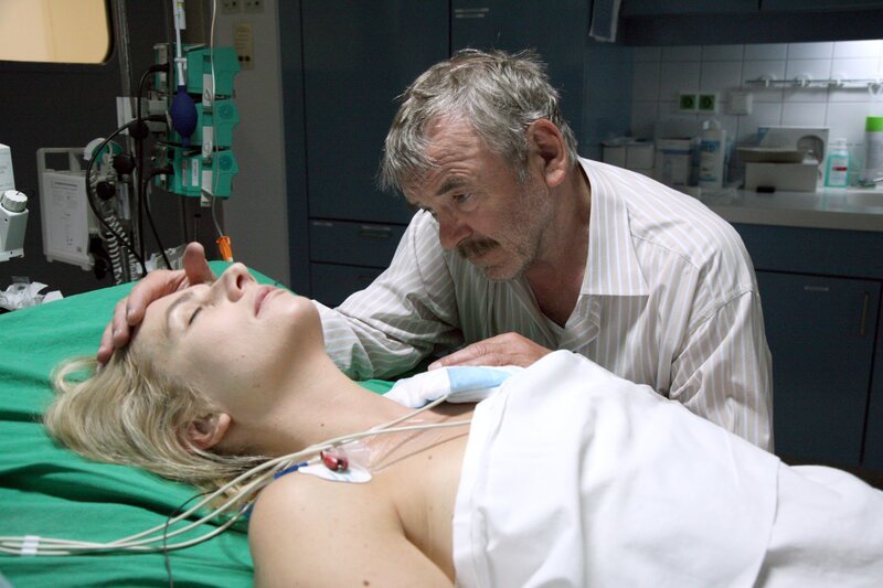 Susanne Michel (Claudia Plattner), Branko Samarovski (Blasius Schmalzl). – Bild: ORF/​Milenko B