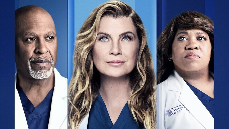L-R: Dr. Richard Webber (James Pickens Jr.), Dr. Meredith Grey (Ellen Pompeo), Dr. Miranda Bailey (Chandra Wilson). – Bild: ORF/​Disney/​ABC