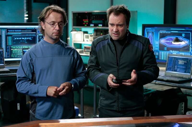 Stargate Atlantis Season4 EP Be All My SinsRemember’d, Stargate Atlantis Staffel4 EP Grosse und kleine Sünden, Regie USA 2004, Darsteller David Nykl; David Hewlett – Bild: MGM /​ SYFY /​ Eike Schroter