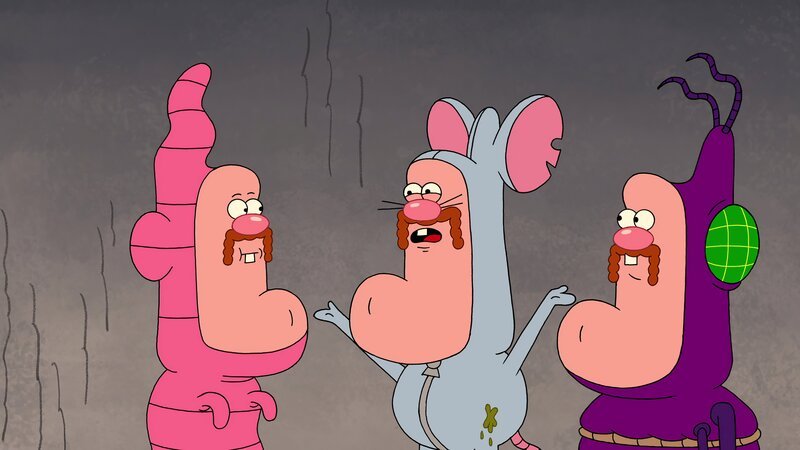 v.li.: Mr. Worm, Mr. Mouse, Mr. Fly – Bild: Cartoon Network