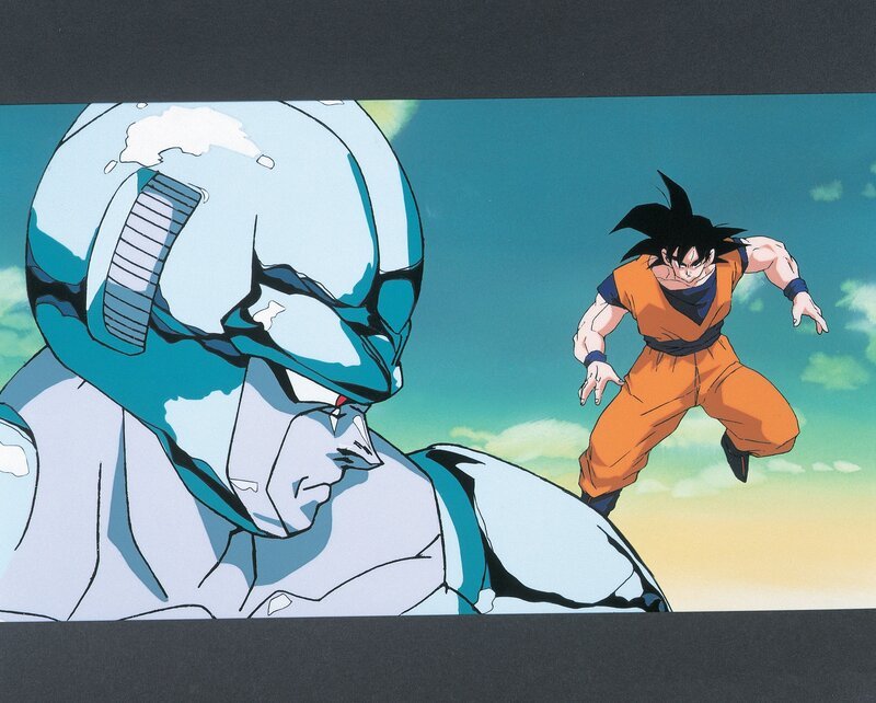 (v.l.n.r.) Metall-Cooler; Son Goku – Bild: TOEI ANIMATION CO., LTD.