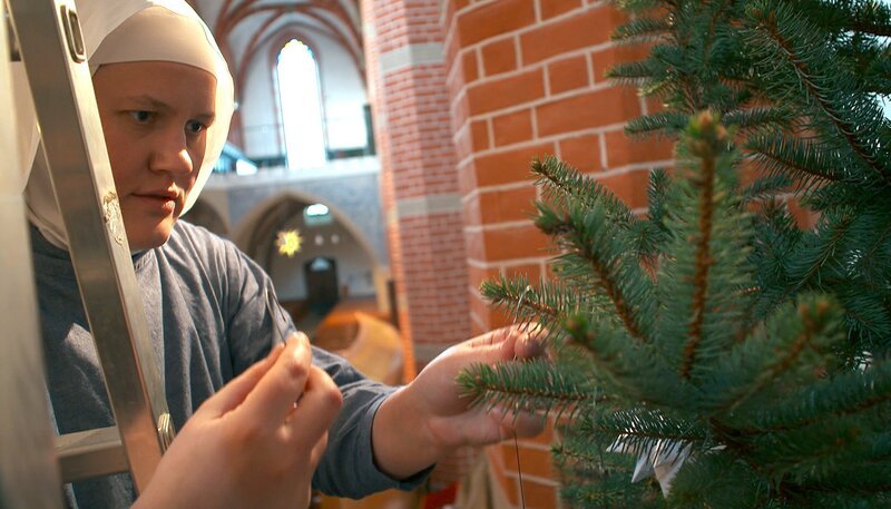 Margarethes erstes Weihnachten ohne Familie im Kloster St. Marienstern. – Bild: MDR/​Werkblende