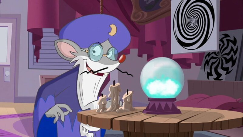 Der Hypnotiseur Ratswami führt Böses im Schilde: Er will Geronimo durch Hypnose zum Dieb machen. – Bild: HR/​Atlantyca Entertainment/​Moonscoop/​M6/​RAI Fiction