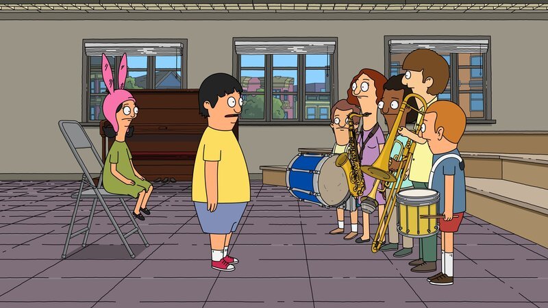 Louise (l.), Gene (2.v.l.) – Bild: Paramount /​ BOB’S BURGERS by 20th Television
