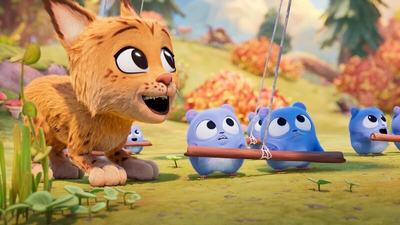 Baby Lynx (l.), Baby Lemminge – Bild: Studio Hari