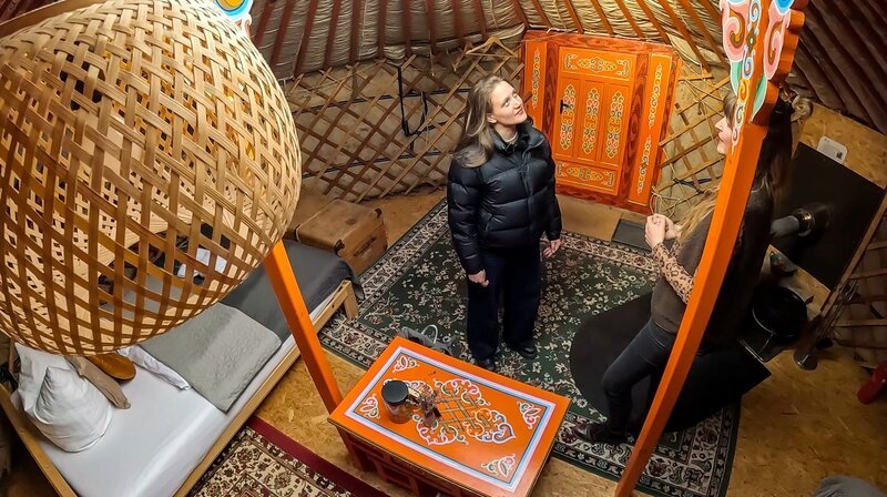 Die gemütlichste Übernachtung – die Jurte – Bild: MDR/​Denny Ebeling