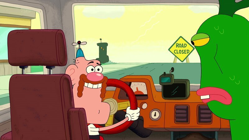 v.li.: Uncle Grandpa, Mr. Gus – Bild: Cartoon Network