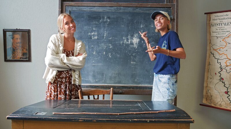 Im westfälischen Schulmuseum sieht das Klassenzimmer aus wie vor 120 Jahren – Bild: SWR/​tvision