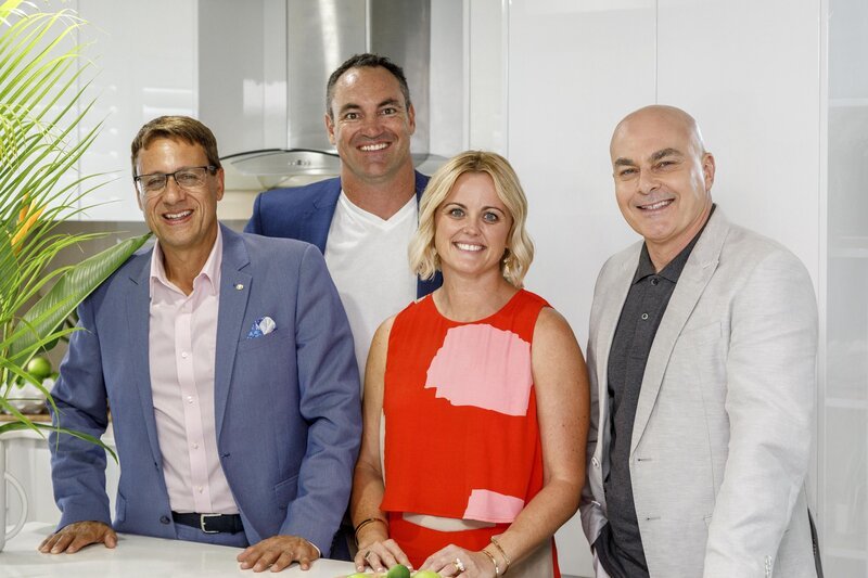(v.l.n.r.) Andrew Winter; Paul; Michelle; Neale Whitaker – Bild: Foxtel Management Pty Limited and Beyond Entertainment Limited