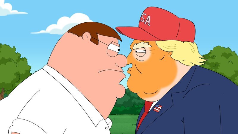 Peter Griffin (l.), Eric Trump (r.) – Bild: Fox and its related entities