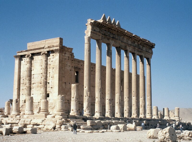 Der Bel-Tempel in Palmyra. – Bild: SWR